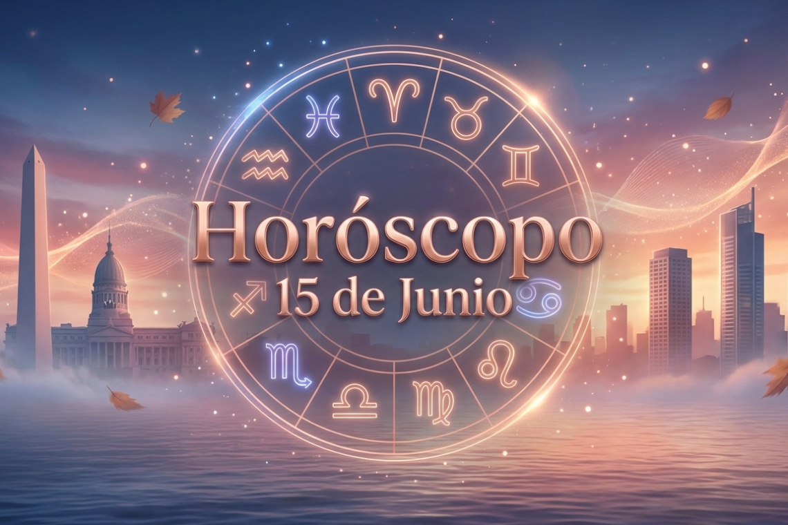 Horóscopo para hoy,   lunes 15 de junio 2026: las predicciones para los 12 signos zodiacales avellaneda